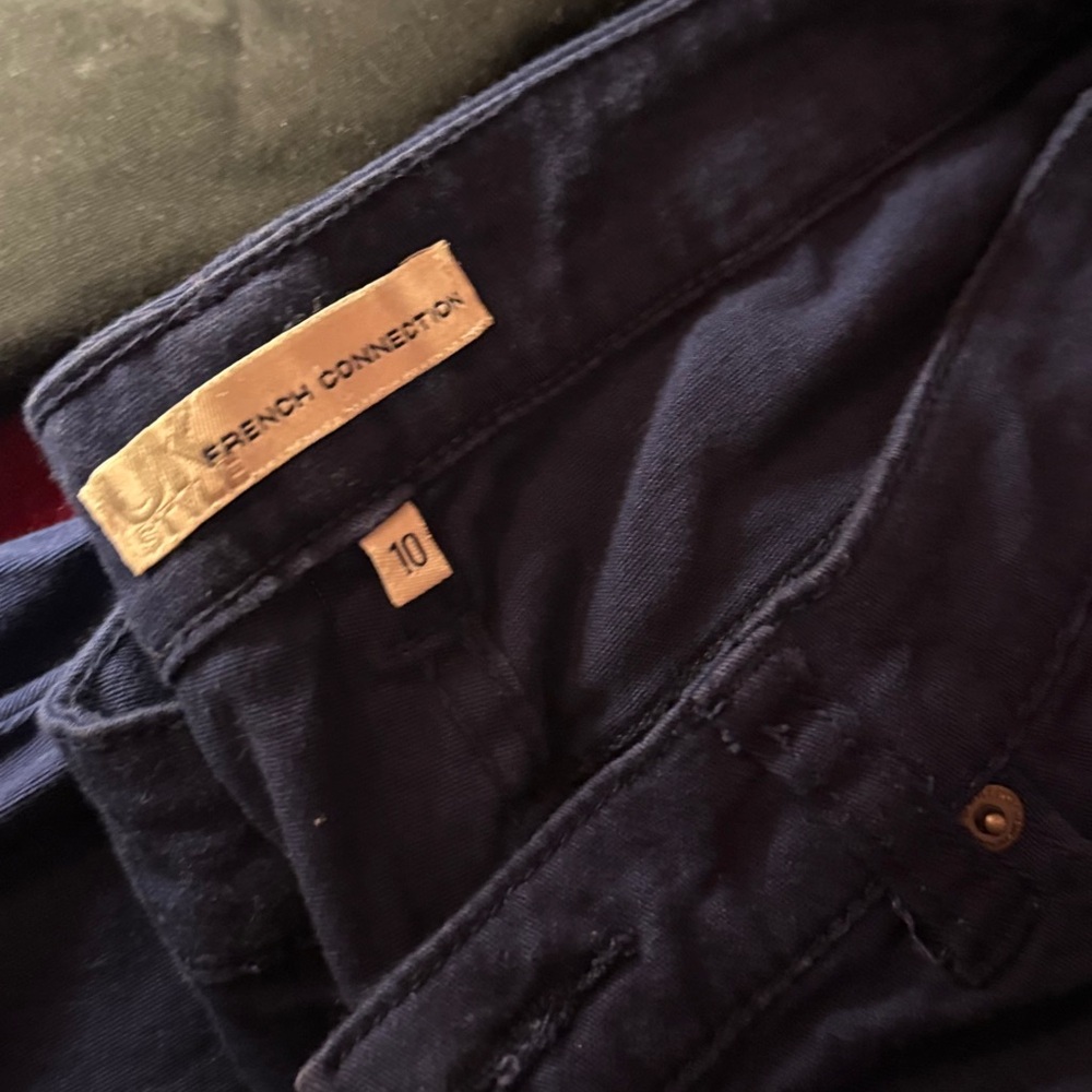 French Connection Women's Straight Leg Jeans - Dark Blue